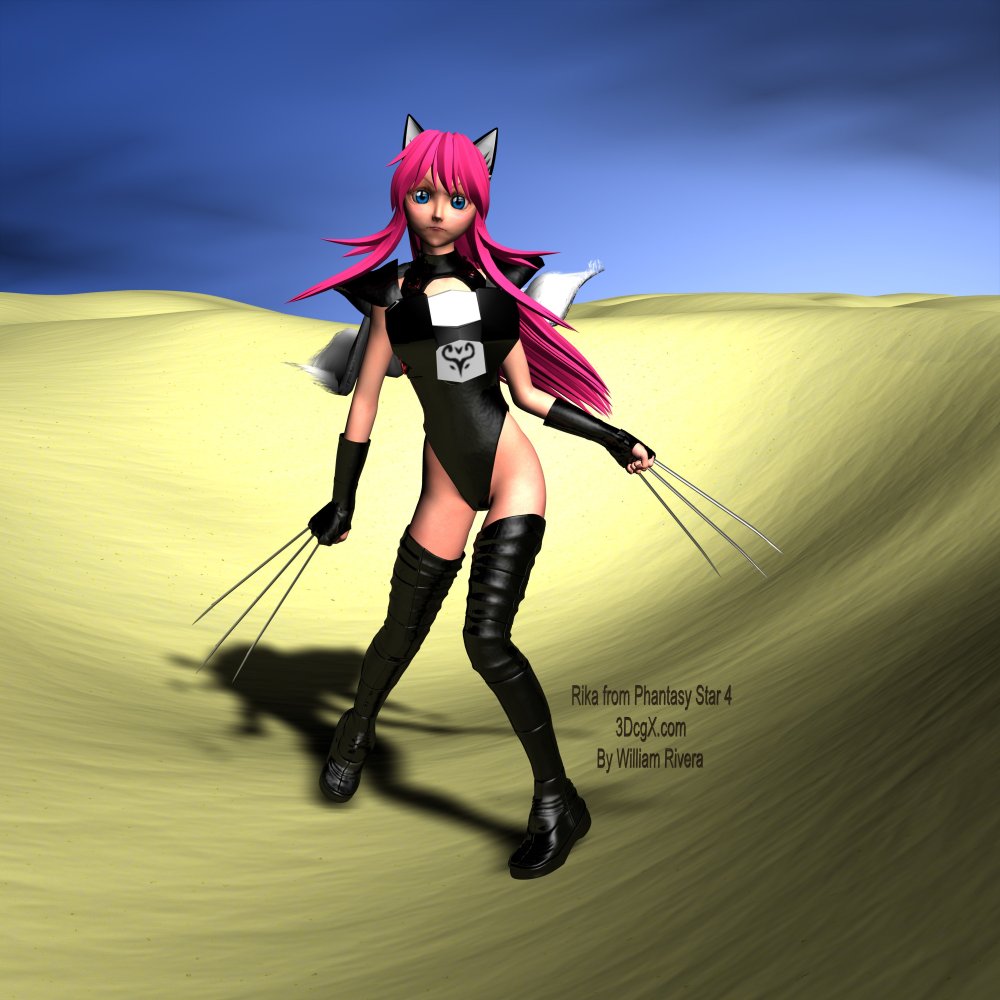 Rika Phantasy Star Numan